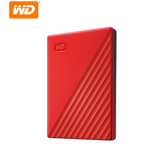 西部数据(WD)1TB USB3.0移动硬盘My Passport随行版 2.5英寸红色+3年存储设备数据恢复服务