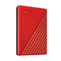 Western Digital 西部数据 My Passport 随行版 2.5英寸便携移动硬盘 2TB USB3.0 红色