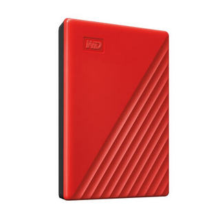 西部数据(WD)2TB USB3.0移动硬盘My Passport随行版 2.5英寸红色+3年存储设备数据恢复服务