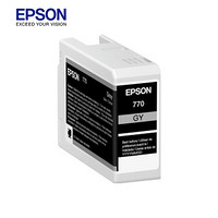 爱普生（EPSON）T46V7 原装墨水 淡黑色（GY） (适用P708机器) C13T46V700 25ml