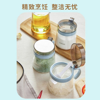 苏泊尔（SUPOR）油壶防漏玻璃瓶装油瓶家用厨房用品调料罐大小油罐壶酱油油瓶醋壶 TK2004E调料罐三件套