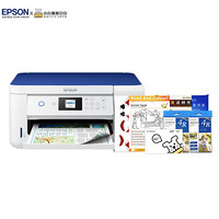 爱普生（EPSON）L4165墨仓式无线彩色多功能打印机&小白智慧打印 耗材808型 2年会员卡 照片纸复印纸卡纸套装