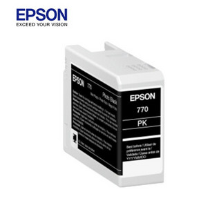 爱普生（EPSON）T46V1 原装墨水 照片黑色（PK） (适用P708机器) C13T46V100 25ml