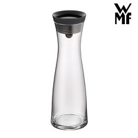 WMF德国福腾宝凉水壶 大容量无铅玻璃夏季冷水壶 玻璃壶冰镇果汁瓶1L 墨黑