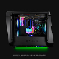 RAZER 雷蛇 安钛克Cube 私定款 RGB MINI-ITX机箱 半侧透 含电源550W 黑色+酷睿i7 10700 CPU+RTX 3070 16G 显卡+240幻彩水冷 散热器+冷排RGB 风扇*2+140RGB 风扇