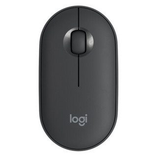 罗技（Logitech） K380无线蓝牙键盘多功能便携智能蓝牙键盘安卓苹果电脑手机 K380灰色+PEBBLE黑色