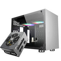 全汉 FSP500-50SD MINI-ITX机箱 半侧透 含电源 500W 黑色