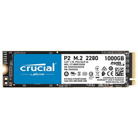 Crucial 英睿达 P2 NVMe M.2 固态硬盘 1TB（PCI-E3.0）