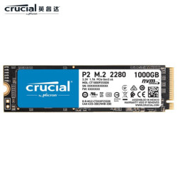 Crucial 英睿达 P2系列 M.2 NVMe 固态硬盘 1TB