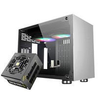 FSP 全汉 MS650G 金牌（90%）全模组SFX电源 650W+CST410 ITX机箱