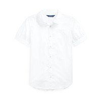 Ralph Lauren/拉夫劳伦女童 经典款绒面衬衫31765 E86-白色 7