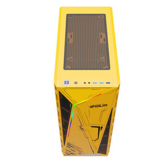 IPASON 攀升 ROG定制版 台式机 黄色(酷睿i7-10700 、RTX 3070 8G、16GB、512GB SSD+2TB HDD、水冷)