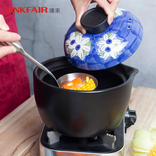 凌丰（LINKFAIR）陶瓷汤锅家用大砂锅汤锅炖锅燃气炉适用 24cm矮汤锅