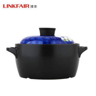 凌丰（LINKFAIR）陶瓷汤锅家用大砂锅汤锅炖锅燃气炉适用 24cm矮汤锅