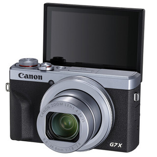 Canon 佳能 PowerShot G7X Mark III 1英寸数码相机 银色(24-100mm等效焦段、F1.8-F2.8)