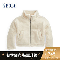 Ralph Lauren/拉夫劳伦女童 2020年秋季平纹针织夹克34258 101-白色 2/2T