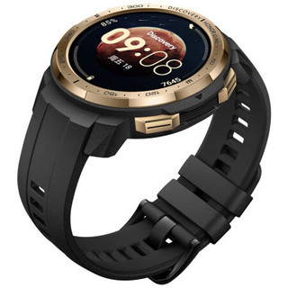 HONOR 荣耀 GS Pro Discovery联名款 智能手表 48mm 黑色表盘 黑色氟胶表带（血氧、GPS、扬声器、温度计、心率）