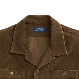 Ralph Lauren/拉夫劳伦男装 2020年冬季经典版型灯芯绒衬衫13050 200-棕色 XXL
