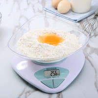MAXCOOK 美厨 厨房电子秤 带托盘计量秤烘焙称食物秤 烘焙工具家用 5kg/1g MCPJ059