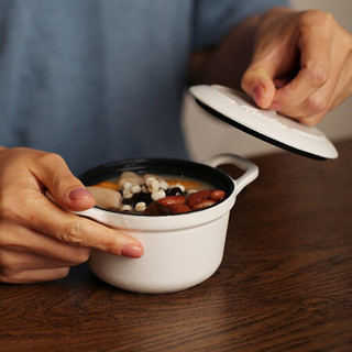Fissler 菲仕乐 Calen食色系列 汤锅(10cm、铸铁、白色)