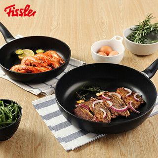 Fissler 菲仕乐 意大利进口黑骑士24厘米不粘煎锅不粘平底锅家用燃气电陶炉