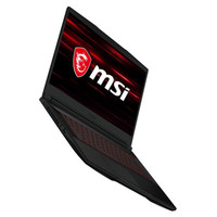 MSI 微星 侠客 GF63 15.6英寸 游戏本 黑色(酷睿i5-10200H、GTX 1650Ti Max-Q 4G、8GB、256GB SSD+1TB HDD、1080P、IPS、144Hz、10SCSR)
