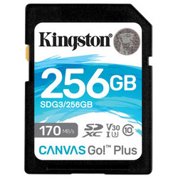 Kingston 金士顿 CANVAS GO! PLUS SDXC存储卡 256GB