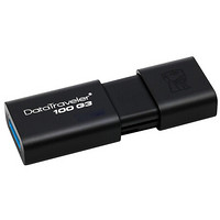 Kingston 金士顿 DT100G3 USB3.1 U盘 黑色 256GB USB