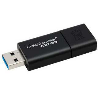 Kingston 金士顿 DT100G3 USB3.1 U盘 黑色 256GB USB