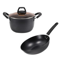 康巴赫双倍防锈精铁三件套 双倍防锈两件套（炒汤）