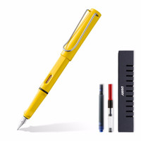 LAMY 凌美 钢笔 Safari狩猎系列 亮黄色 F尖 龙骨礼盒装