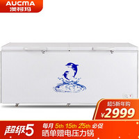 澳柯玛（AUCMA）560升家用商用大容量冰柜 卧式大冰箱 冷藏冷冻转换单温顶开冷柜 BC/BD-560TC