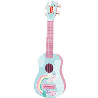 费雪(Fisher-Price)儿童乐器尤克里里 宝宝早教音乐启蒙婴幼儿乐器玩具女男孩礼物开放式旋钮粉色GMFP034B