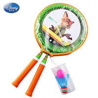 迪士尼（Disney）DDA966-Z1 儿童羽毛球拍合金亲子互动玩具 尼克狐黄绿