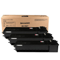 夏普(SHARP)MX-315CT 原装黑色墨粉 3支装套装(适用MX-M2658U/3158U/M2658N/M3158N机型)约18000页