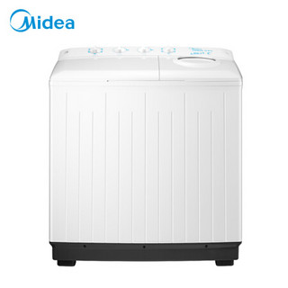 美的 Midea 洗衣机半自动 12公斤大容量 双桶双缸 强力洗涤 MP120-S808