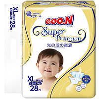 GOO.N 大王 光羽 纸尿裤 XL28片(12-17kg)  NB/S/M/L尺码可选