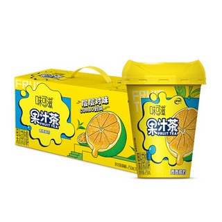 味可滋 果汁茶饮料 青青橘柠 250ml*8盒