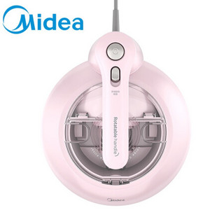 美的（Midea）除螨仪MT3 有线手持床上家用吸尘器 冰莹粉 紫外线杀菌除螨