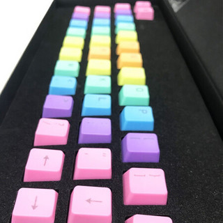 steelseries 赛睿 PBT 定制38键彩虹键帽机械键盘 104键 冰湖蓝