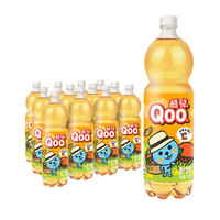 美汁源 Minute Maid 酷儿 Qoo 橙味 果汁饮料 1.5L*12瓶 整箱装 出品