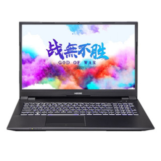 Hasee 神舟 战神 TX6-CU5DS 16.1英寸 游戏本 黑色(酷睿i5-10400、GTX 1650 4G、16GB、512GB SSD、1080P、IPS、60Hz)