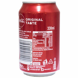 德国进口 可口可乐Coca-Cola原味碳酸饮料330ml*6/箱