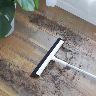 百露 弹力净扫把刮地板刮水器海绵魔术地刮卫生间扫水不粘毛扫帚 可伸缩刮力扫把