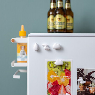 百露 冰箱贴磁贴个性创意立体水滴冰箱贴可爱磁吸贴纸 冰箱贴6个装