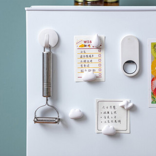 百露 冰箱贴磁贴个性创意立体水滴冰箱贴可爱磁吸贴纸 冰箱贴6个装