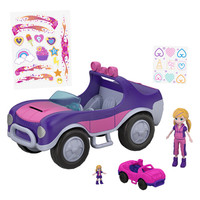 POLLY POCKET 迷你波莉(POLLY POCKET)奇妙探索小公主玩具套装儿童玩具女孩生日礼物过家家玩具-豪华车旅套装FWY26-京东