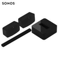 SONOS Arc+SUB+PLAY:5×2 环绕音箱5.1声道 家庭影院 电视音箱套装 后环绕豪华版（黑色）
