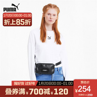 PUMA彪马官方 新款女子复古休闲小肩包PRIMEPREMIUM077475 黑色01