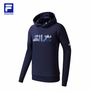 FILA ATHLETICS 斐乐连帽卫衣男子2020冬季新款休闲时尚运动套头衫基础 宝蓝-NV 170/92A/M